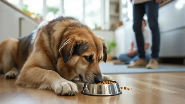 Specialisten zijn het erover eens: uw grote hond een voerbak op de grond geven is geen simpele keuze, het kan blessures en ongemak voorkomen.