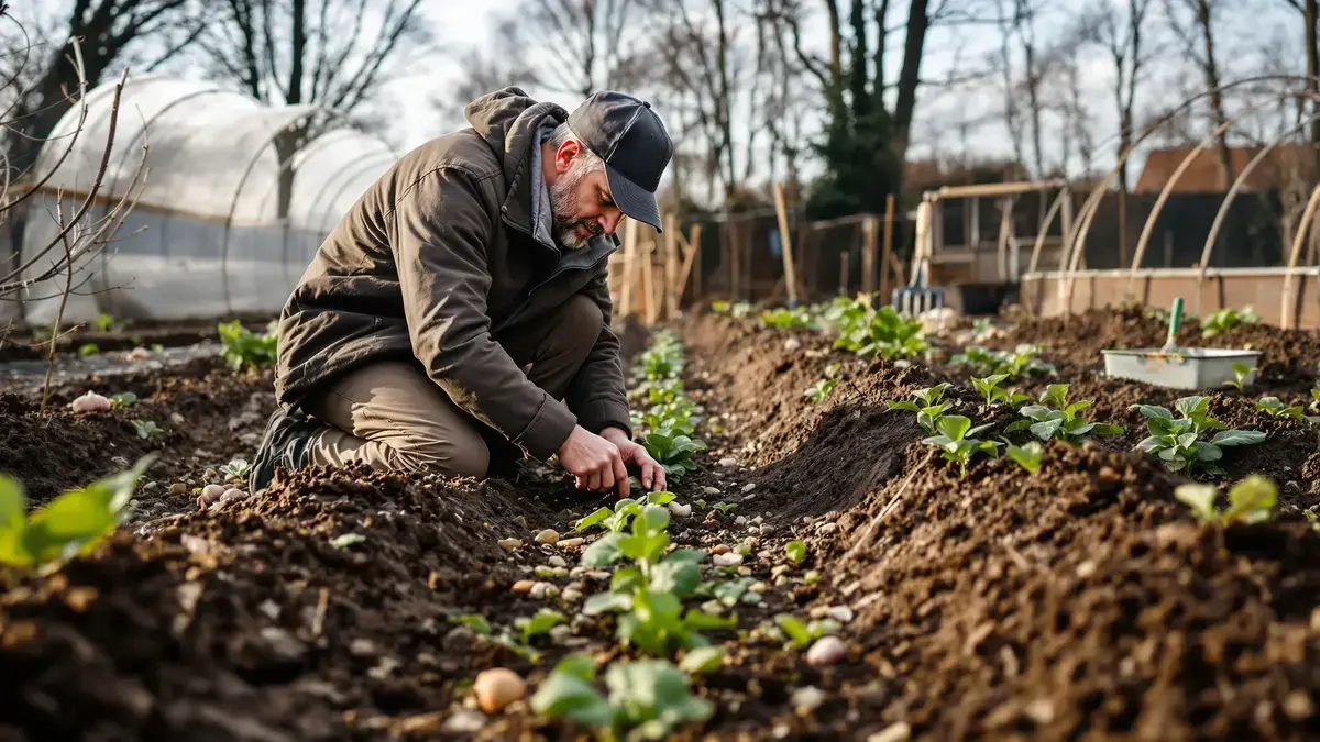 Midden januari in de moestuin: deze 4 groenten om nu te zaaien voor vroege lenteroogsten