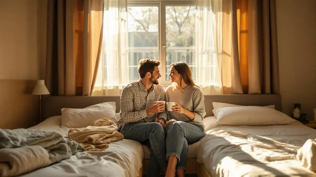 Experts zijn het erover eens dat stellen die in aparte bedden slapen het risico lopen sluimerende conflicten te bevorderen en hun intimiteit te schaden.